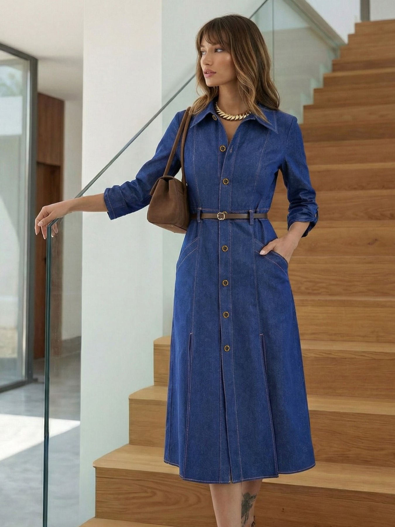 Платье миди Dressa модель 76847 Фото