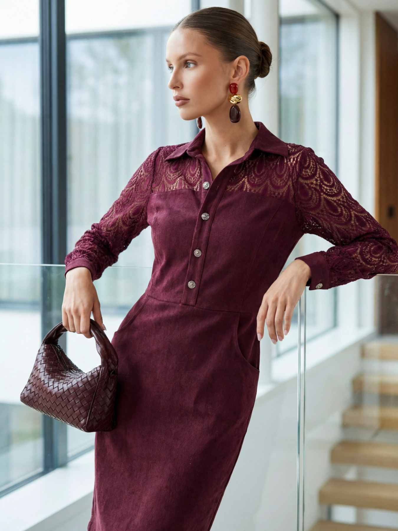 Платье миди Dressa модель 76777 Фото