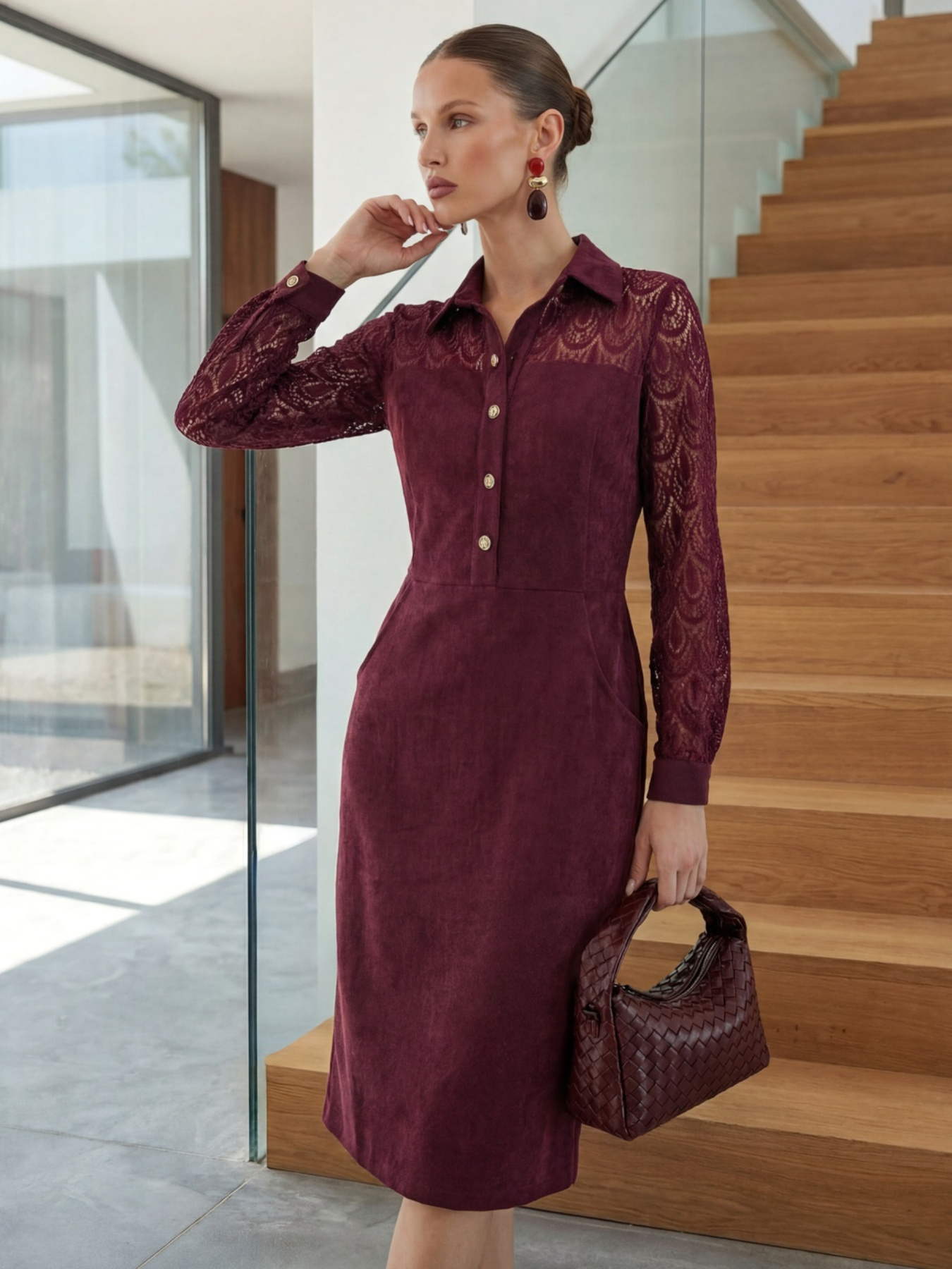 Платье миди Dressa модель 76777 Фото