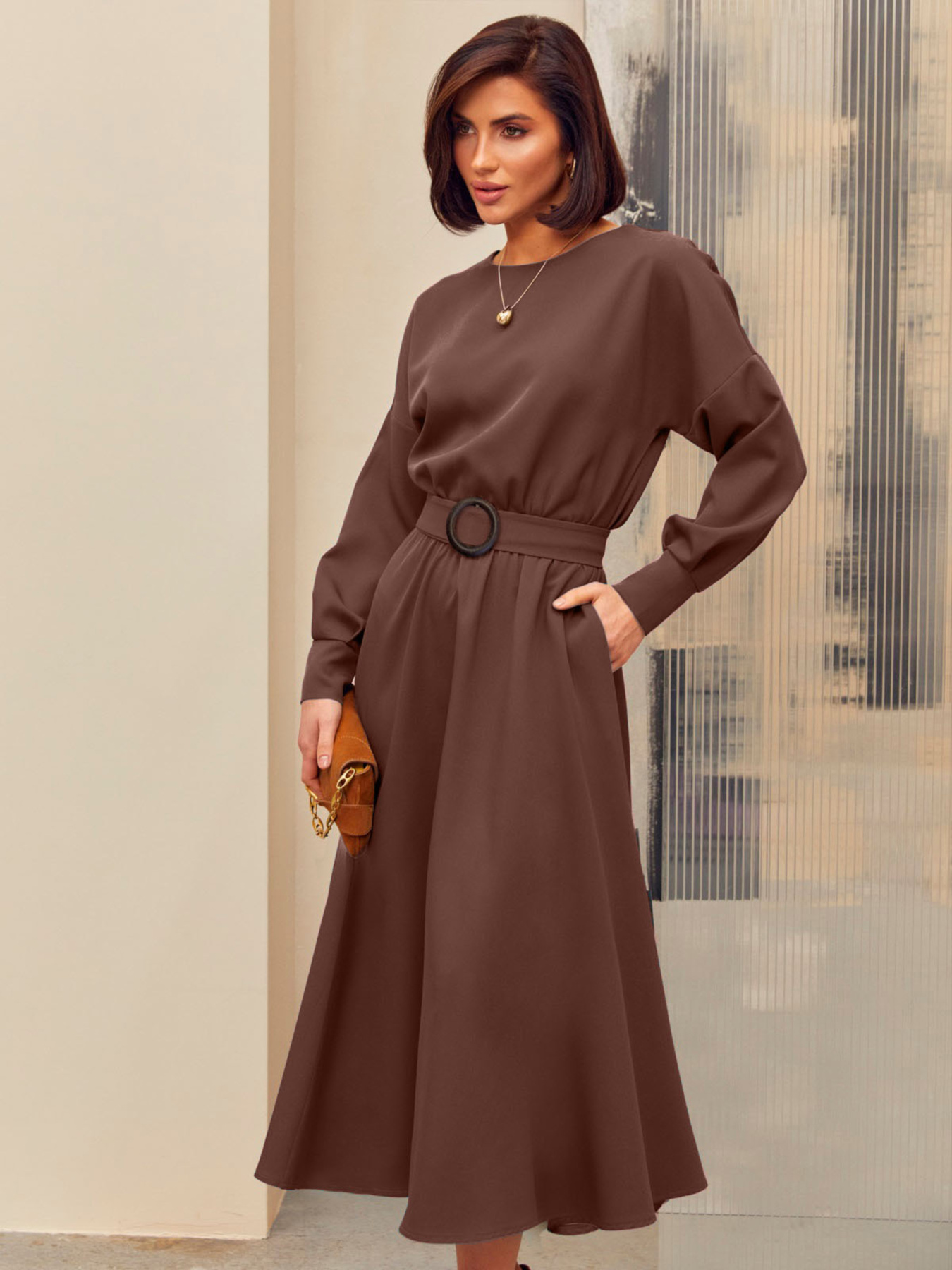 Платье миди Dressa модель 72109 Фото