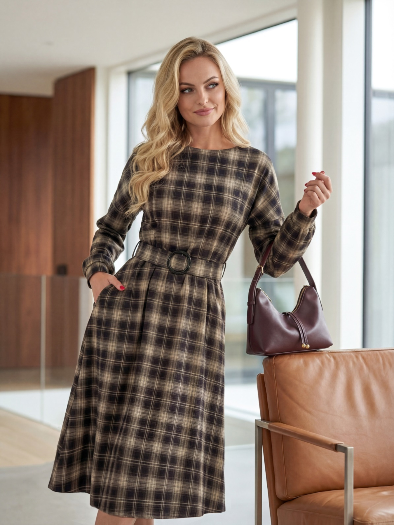 Платье миди Dressa модель 76741 Фото