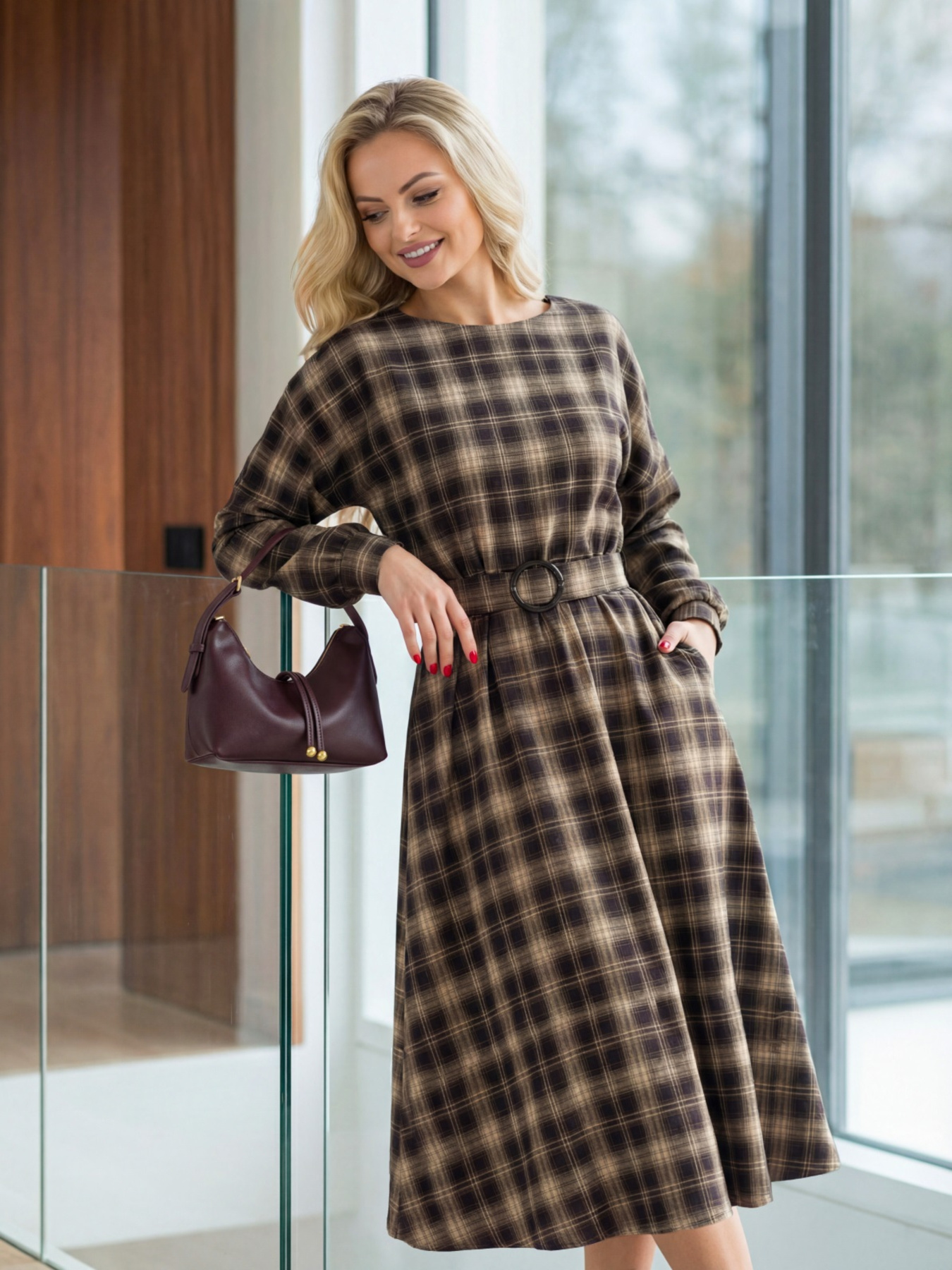 Платье миди Dressa модель 76741 Фото