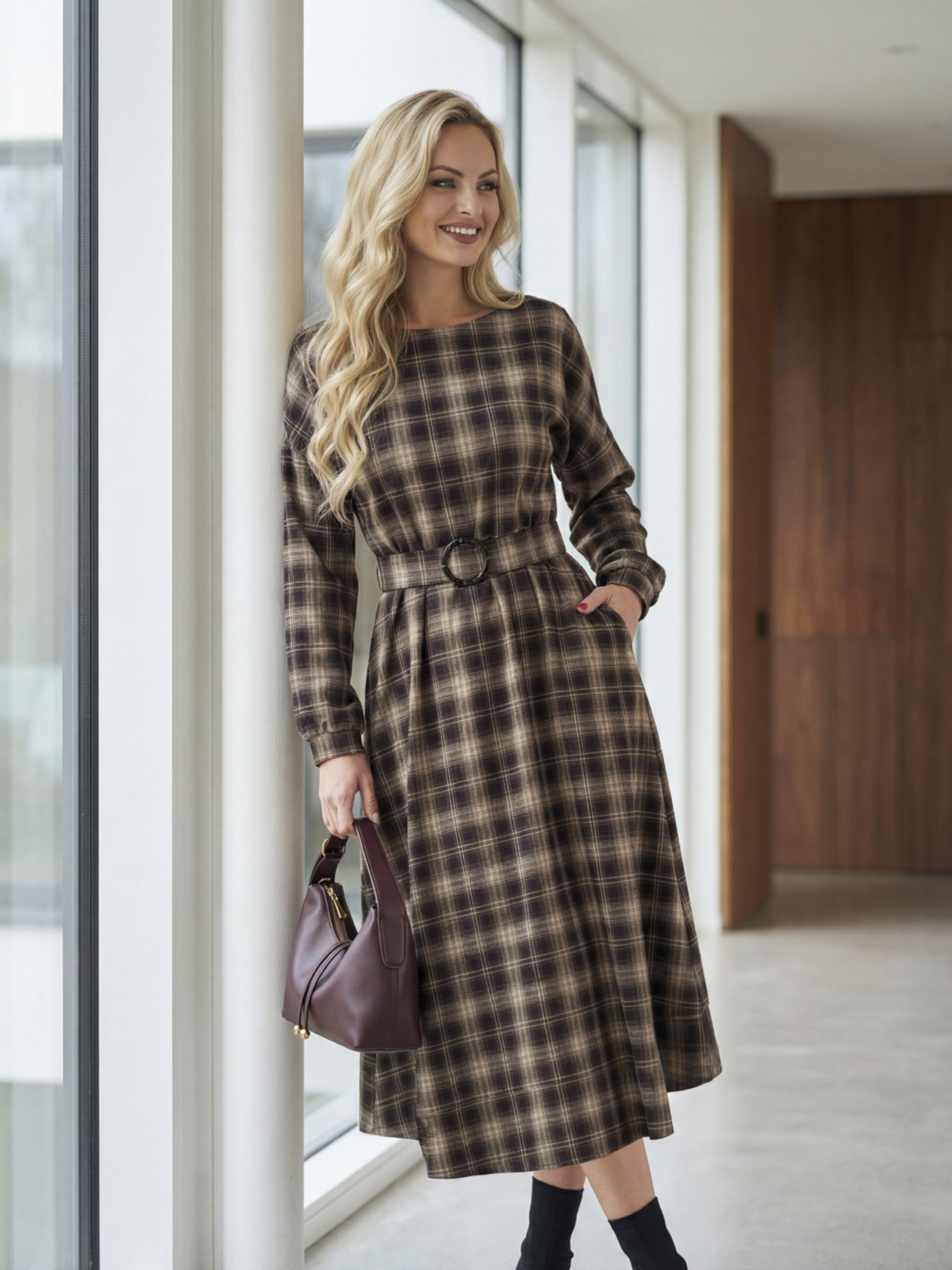 Платье миди Dressa модель 76741 Фото