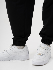 Жіночі Легкі Трикотажні Демісезонні Спортивні Штани Джогери Without Runer Black модель 8056169 Фото