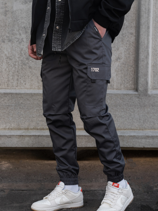 Чоловічі Бавовняні Штани Карго Without Reflective 2026 Gray модель 8056203 Фото