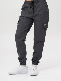 Жіночі Бавовняні Штани Карго Without Reflective 2026 Gray модель 8056204 Жіночі Бавовняні Штани Карго Without Reflective 2026 Gray модель 8056204 Фото