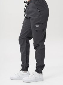 Жіночі Бавовняні Штани Карго Without Reflective 2026 Gray модель 8056204 Жіночі Бавовняні Штани Карго Without Reflective 2026 Gray модель 8056204 Фото