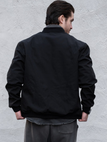 Чоловіча Куртка Вітровка Бомбер Without Softshell Black модель 8056209 Чоловіча Куртка Вітровка Бомбер Without Softshell Black модель 8056209 Фото