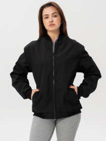 Жіноча Куртка Вітровка Бомбер Without Softshell Black модель 8056210 Жіноча Куртка Вітровка Бомбер Without Softshell Black модель 8056210 Фото