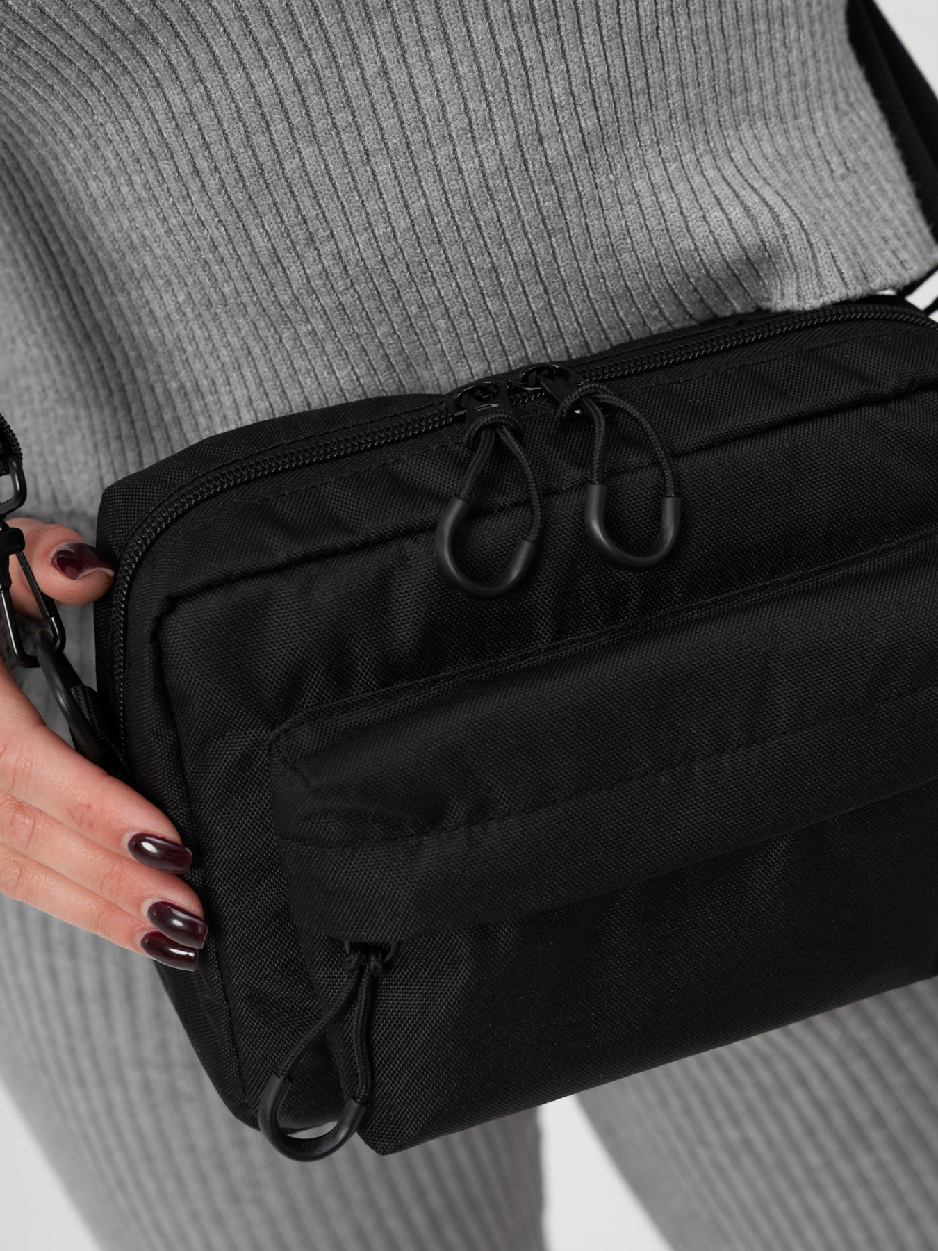 Жіноча Сумка Месенджер Через Плече Барсетка Крос-Боді Without Taran Black модель 8056177 Фото