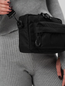 Жіноча Сумка Месенджер Через Плече Барсетка Крос-Боді Without Taran Black модель 8056177 Фото