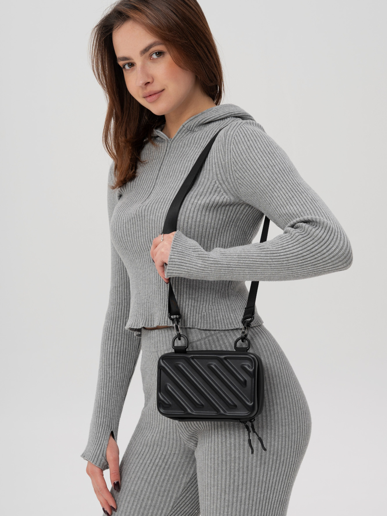 Жіноча Міні Сумка Месенджер Через Плече Барсетка Крос-Боді Without Ander Black модель 8056179 Фото