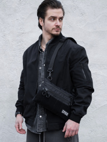 Чоловіча Сумка Через Плече Для Патчів Without Brick Patch Black модель 8056180 Фото