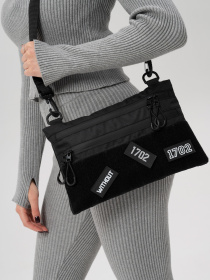 Жіноча Сумка Через Плече Для Патчів Without Brick Patch Black модель 8056181 Фото