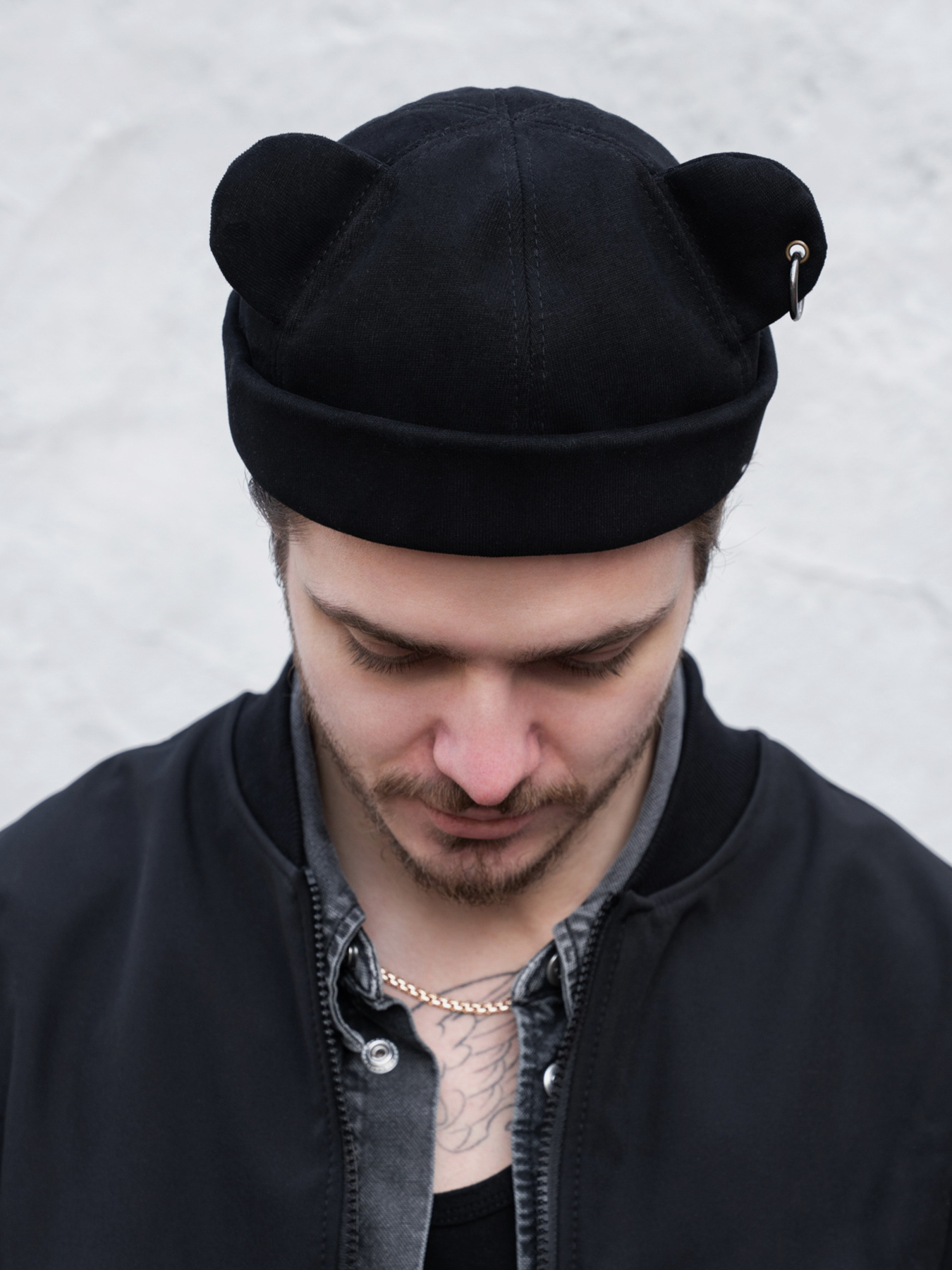 Чоловіча Кепка Докер З Вушками Without Monarch Black модель 8056187 Фото