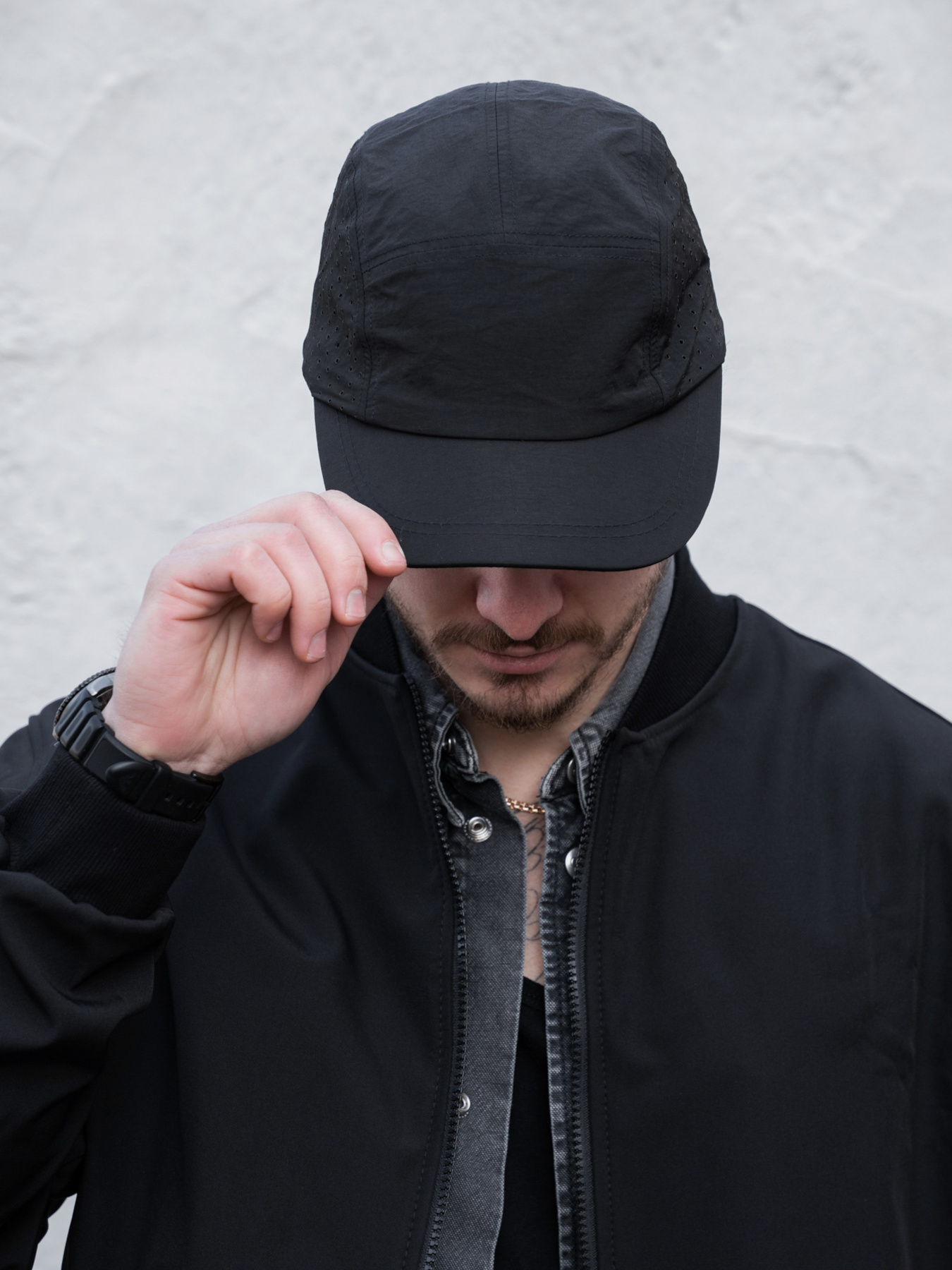 Чоловіча Нейлонова Бейсболка Camp Cap Without Way Black модель 8056189 Фото