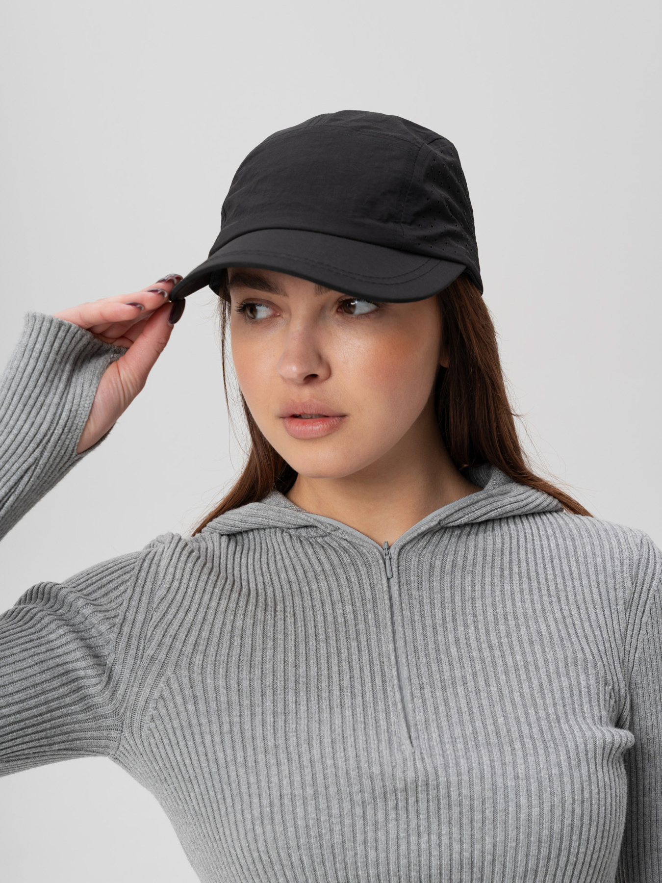 Жіноча Нейлонова Бейсболка Camp Cap Without Way Black модель 8056190 Фото