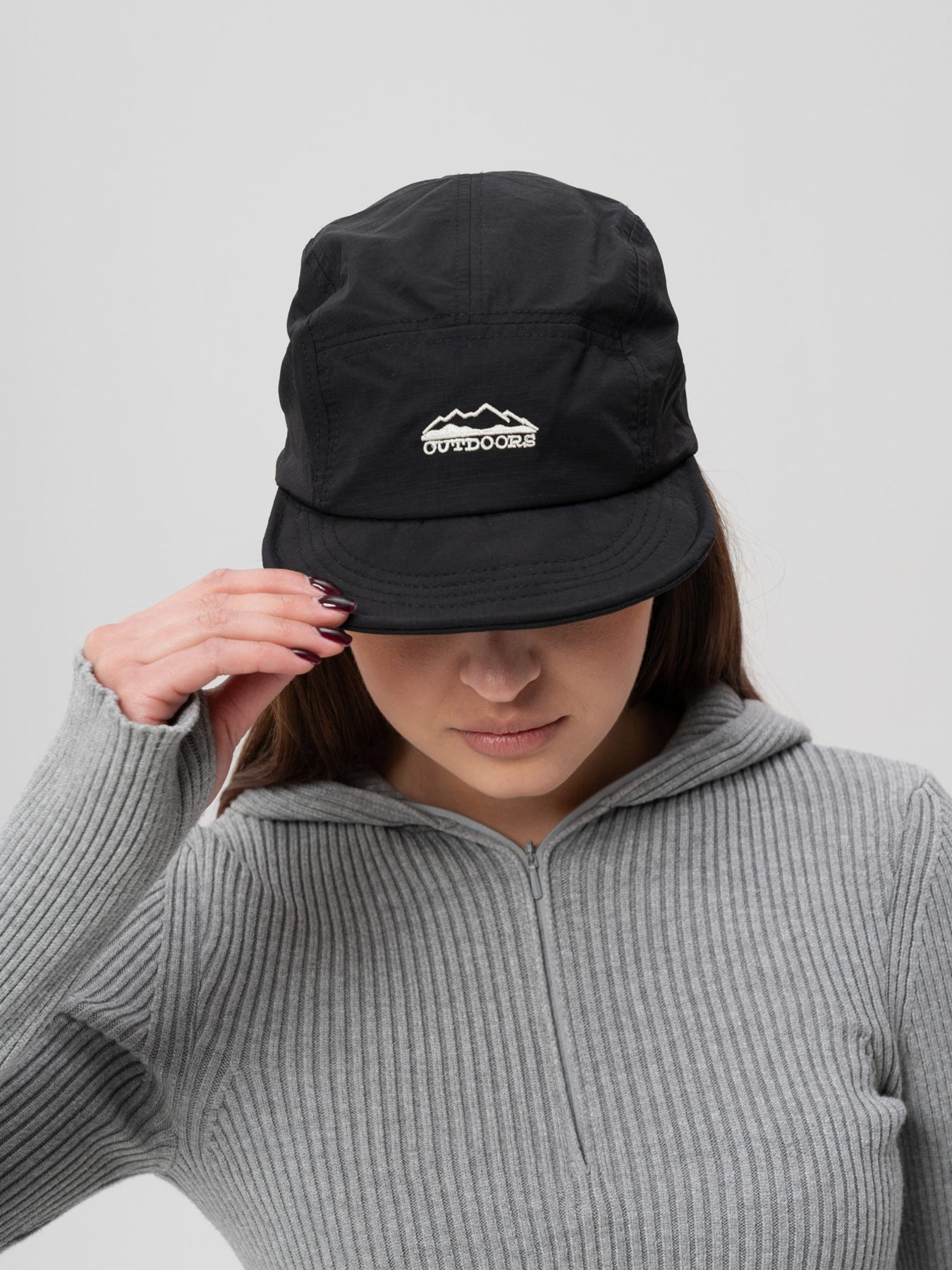 Жіноча Нейлонова Бейсболка Camp Cap Without Outdoors Black модель 8056192 Фото