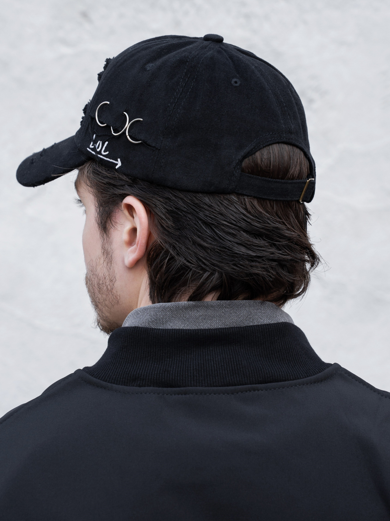 Чоловіча Рвана Кепка Бейсболка Тракер Without Asher Black модель 8056193 Фото