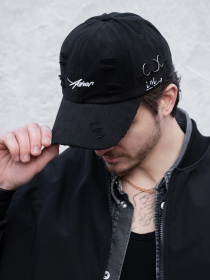 Чоловіча Рвана Кепка Бейсболка Тракер Without Asher Black модель 8056193 Чоловіча Рвана Кепка Бейсболка Тракер Without Asher Black модель 8056193 Фото