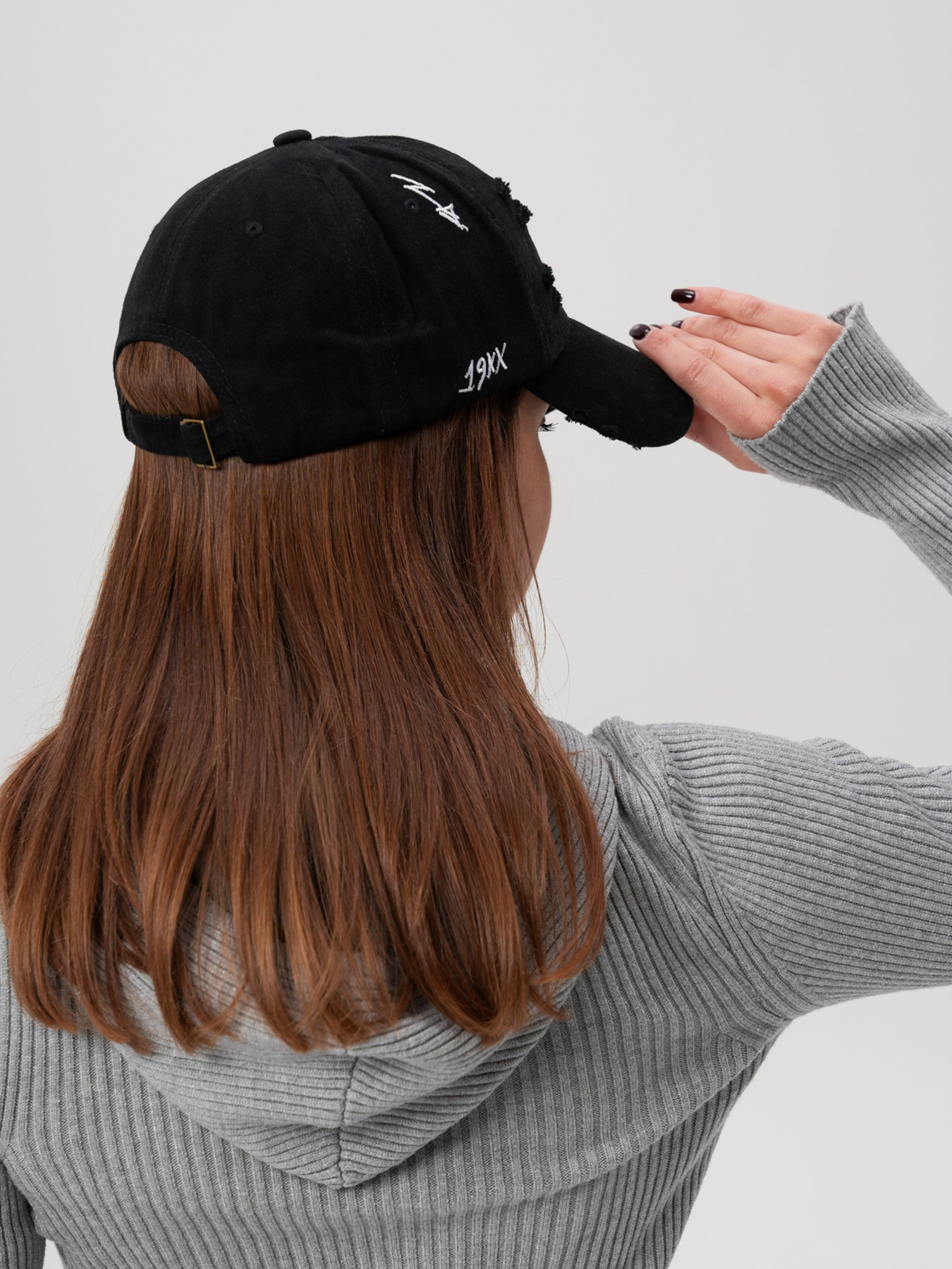 Жіноча Рвана Кепка Бейсболка Тракер Without Asher Black модель 8056194 Фото