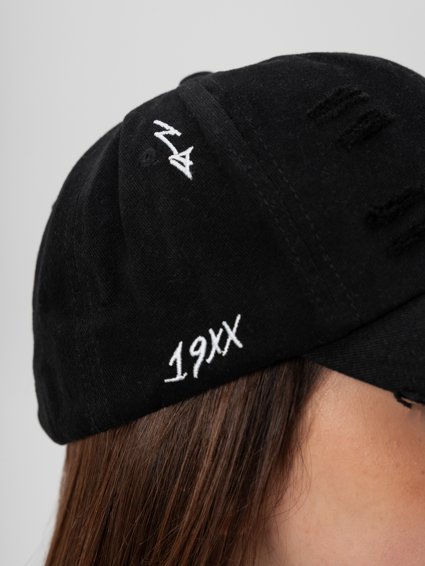 Жіноча Рвана Кепка Бейсболка Тракер Without Asher Black модель 8056194 Фото