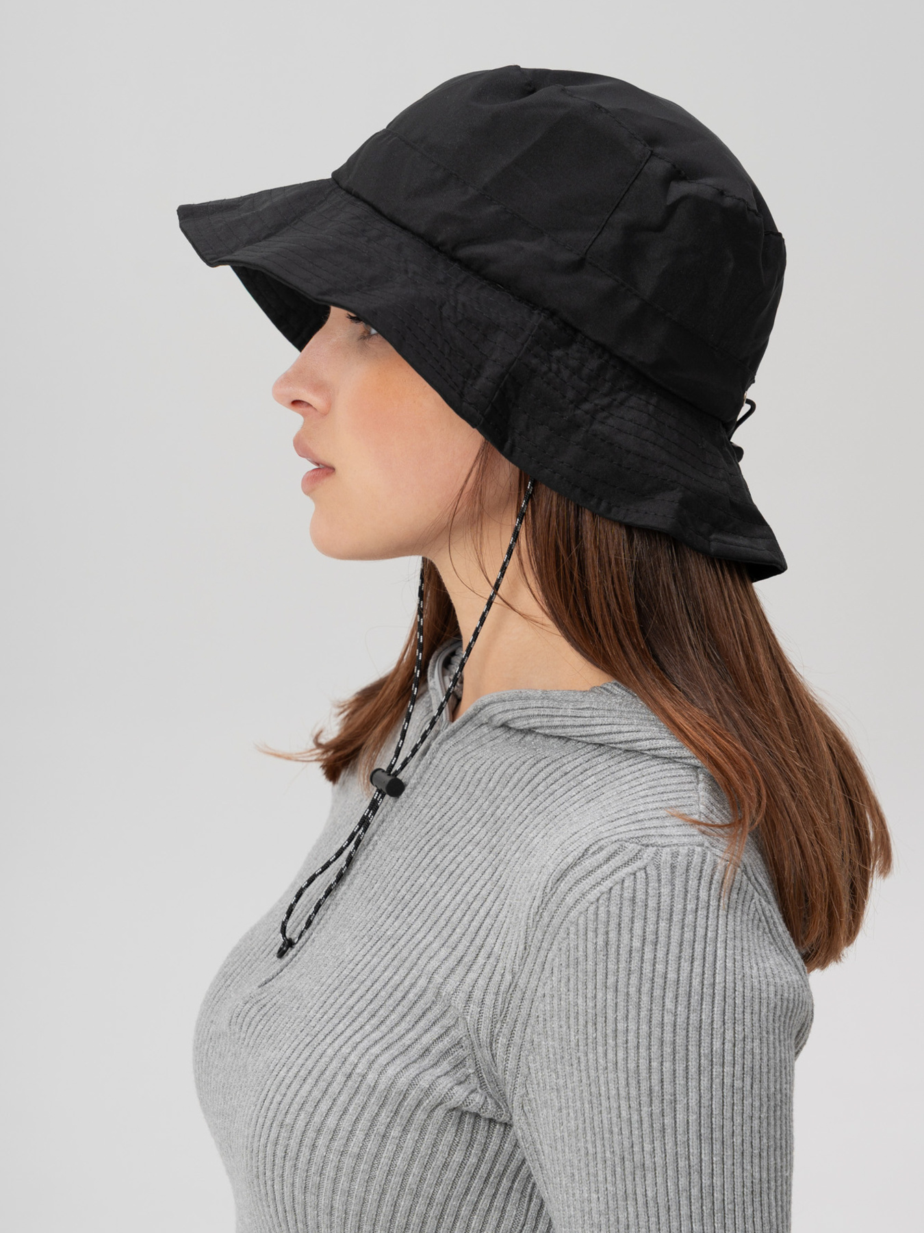 Жіноча Компактна Панамка Трансформер Packable Hat Black модель 8056196 Фото