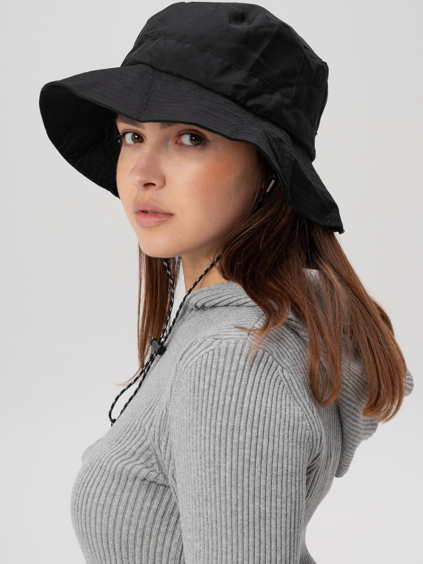 Жіноча Компактна Панамка Трансформер Packable Hat Black модель 8056196 Фото