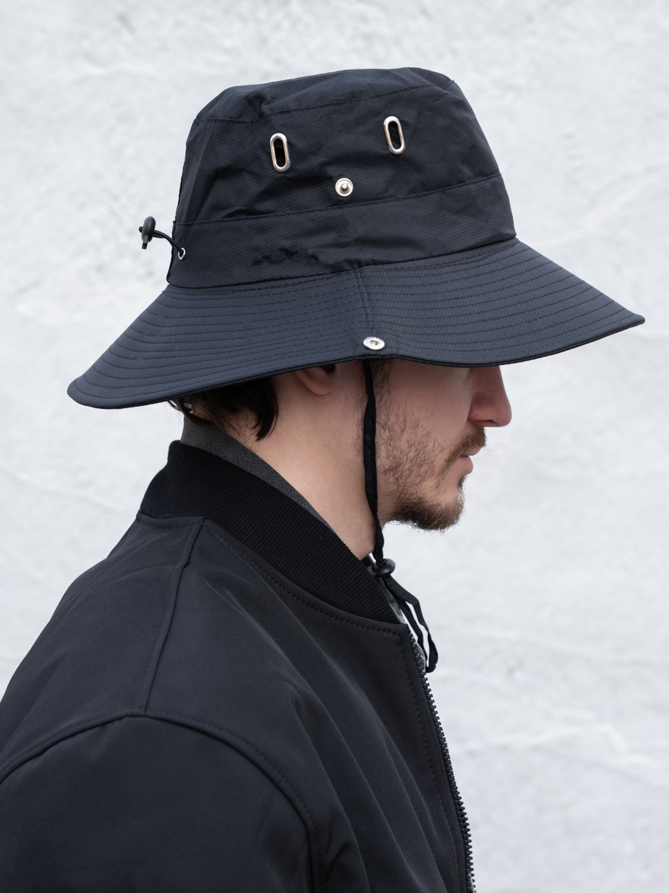 Чоловіча Панамка Трансформер З Шнурком Without Revers Black модель 8056197 Фото