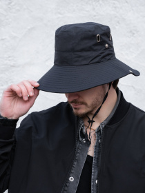 Чоловіча Панамка Трансформер З Шнурком Without Revers Black модель 8056197 Фото