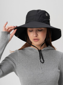 Жіноча Панамка Трансформер З Шнурком Without Revers Black модель 8056198 Фото