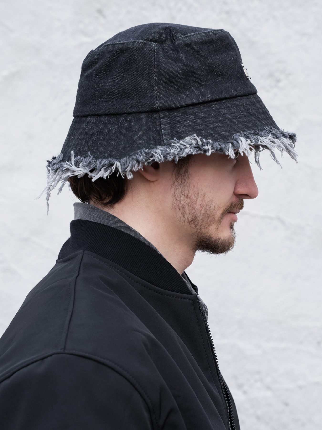 Чоловіча Джинсова Панамка Without Prank Black модель 8056199 Фото