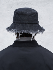 Чоловіча Джинсова Панамка Without Prank Black модель 8056199 Фото