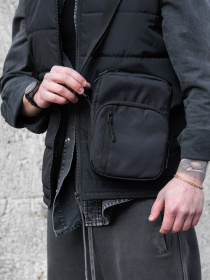 Чоловіча Сумка Месенджер Через Плече Барсетка Крос-Боді Without Basic 2026 Black модель 8056201 Фото