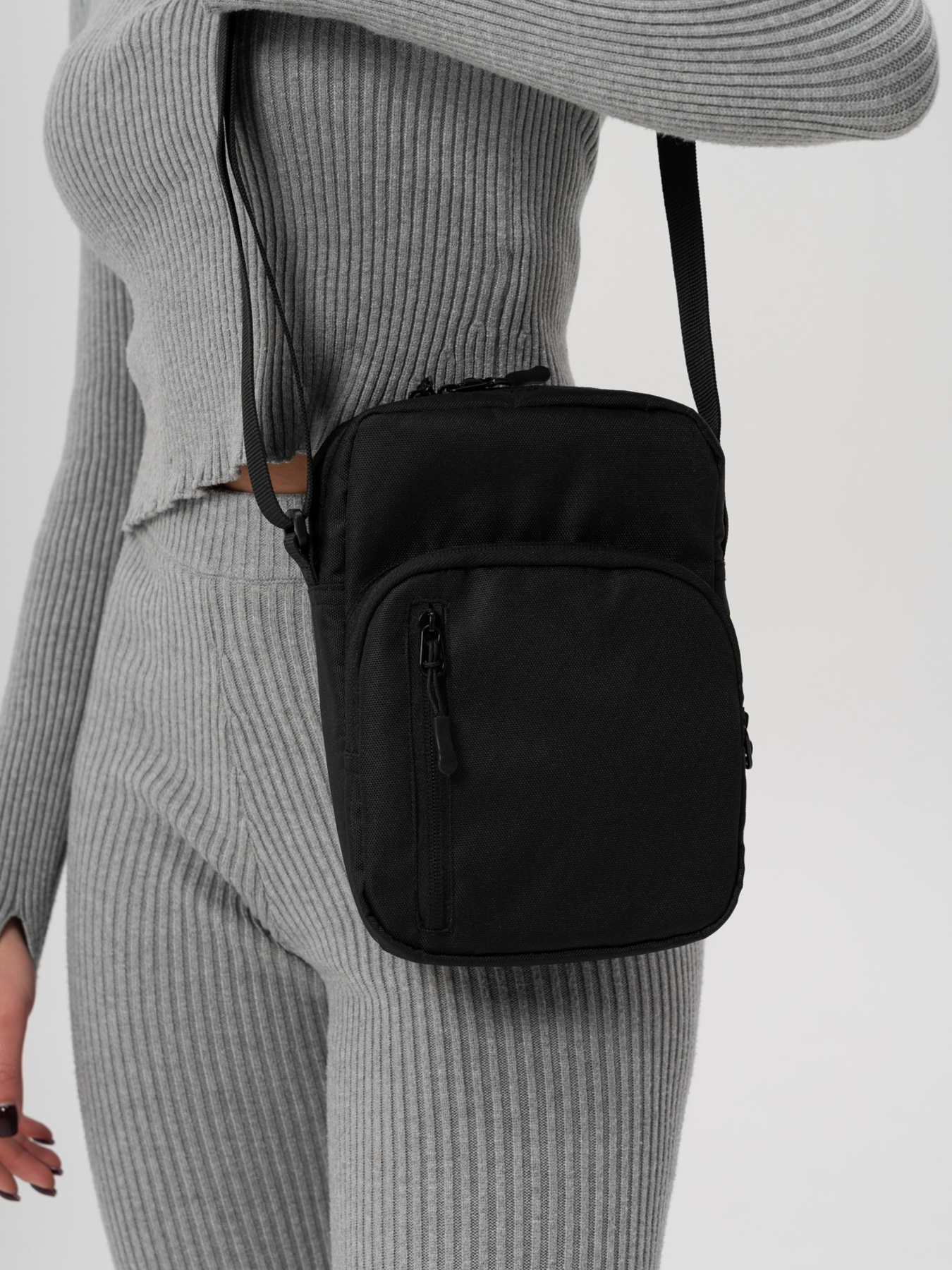 Жіноча Сумка Месенджер Через Плече Барсетка Крос-Боді Without Basic 2026 Black модель 8056202 Фото