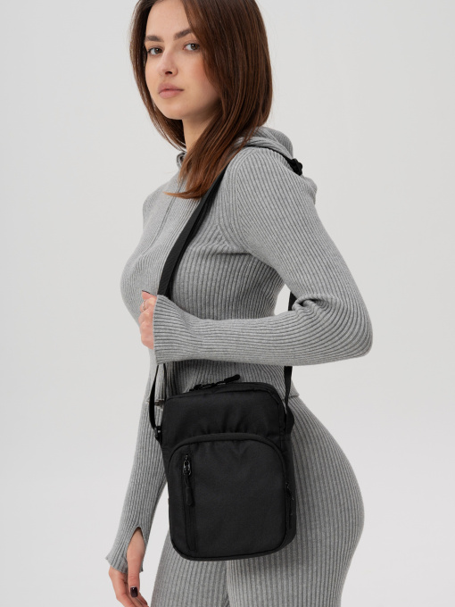 Жіноча Сумка Месенджер Через Плече Барсетка Крос-Боді Without Basic 2026 Black модель 8056202 Фото