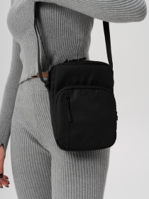 Жіноча Сумка Месенджер Через Плече Барсетка Крос-Боді Without Basic 2026 Black модель 8056202 Фото