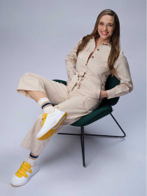 Кроссовки женские Diawin Happy желтые модель Happy-Yellow-Extrawide Фото