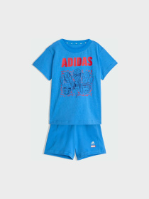 Комплект: футболка та шорти adidas Marvel Avengers модель JZ3552 Фото