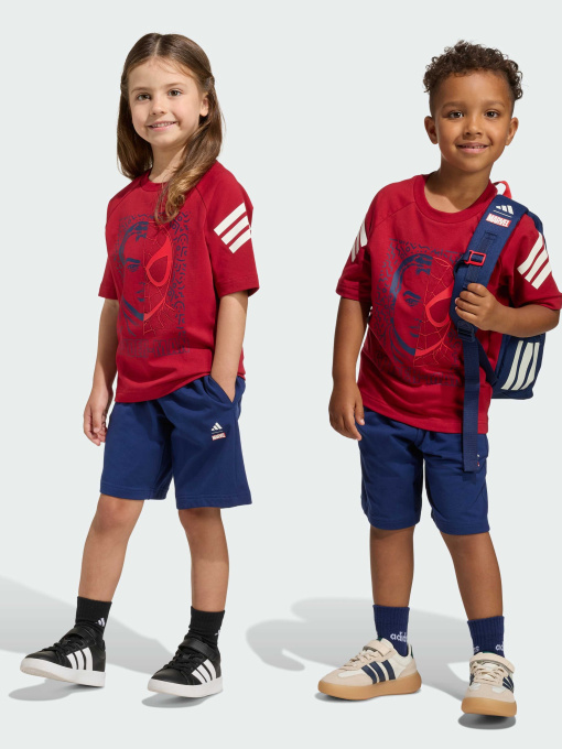 Комплект: футболка і шорти ADIDAS MARVEL SPIDER-MAN модель JZ3568 Фото