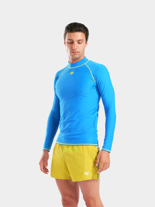 Чоловічий лонгслів Arena RASH VEST L/S GRAPHIC модель 011107-830 Фото