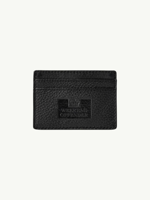 Визитница Weekend Offender Leather Card Holder With Gift Box Black модель AC1023 Фото