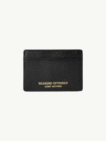 Визитница Weekend Offender Leather Card Holder With Gift Box Black модель AC1023 Фото