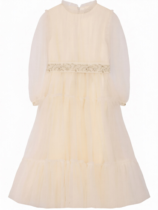 Платья C'era una volta модель AW25DR01703 CREAM Фото