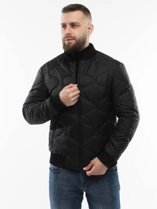 Демисезонная мужская куртка модель 136-DVL-BLC Фото