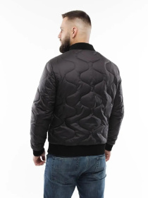 Демисезонная мужская куртка модель 136-DVL-graphite Фото