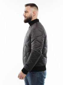 Демисезонная мужская куртка модель 136-DVL-BLU Фото