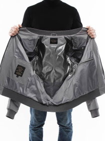 Демисезонная мужская куртка модель 135-DVL-grey Фото