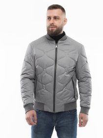 Демисезонная мужская куртка модель 135-DVL-grey Фото