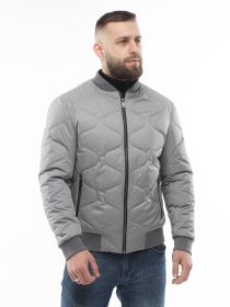 Демисезонная мужская куртка модель 135-DVL-grey Фото